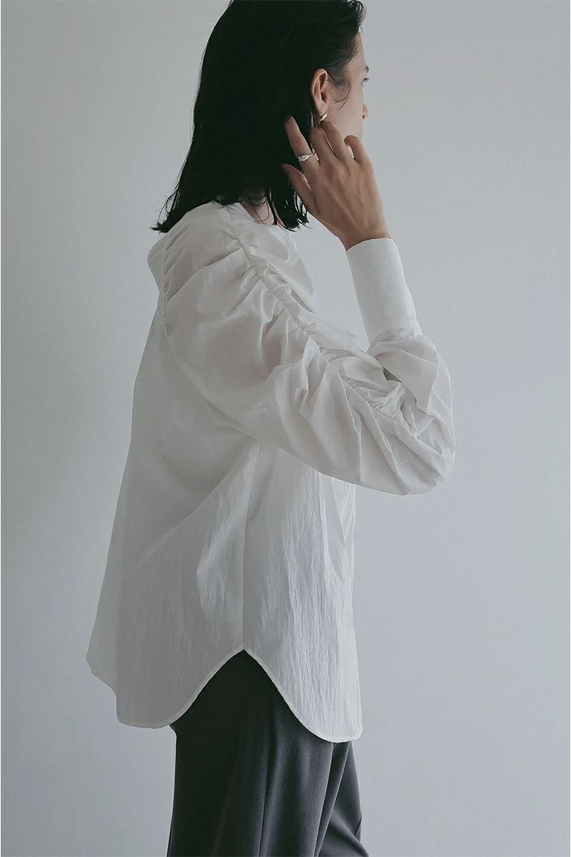 MANOF(マノフ) MUTTON SLEEVE BLOUSE マトンスリーブブラウス 89122-4242