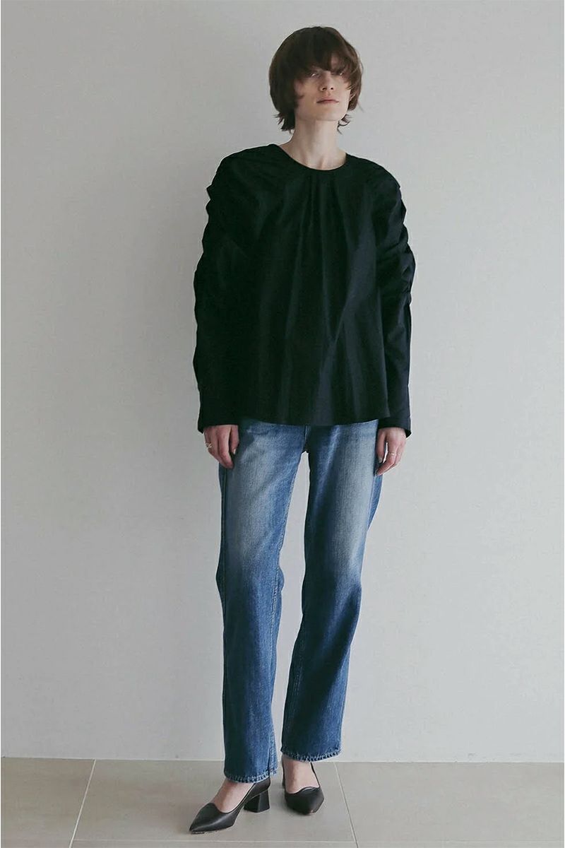 MANOF(マノフ) MUTTON SLEEVE BLOUSE マトンスリーブブラウス 89122-4242