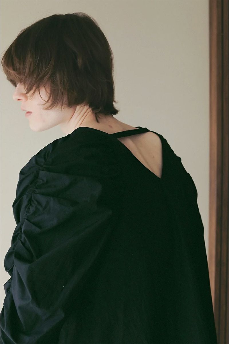 MANOF(マノフ) MUTTON SLEEVE BLOUSE マトンスリーブブラウス 89122-4242