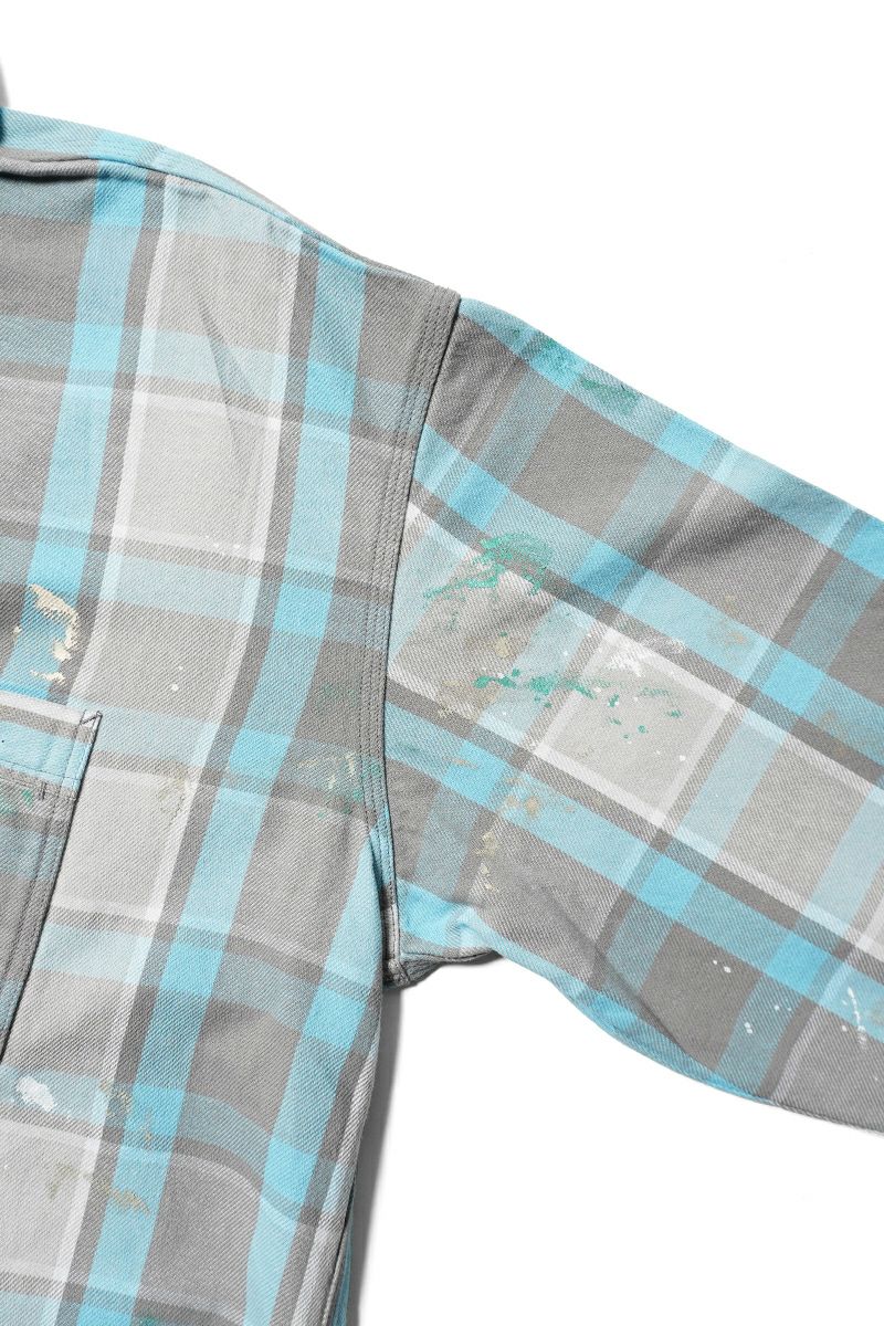 BOWWOW(バウワウ)PAINTER'S PAINT STAINED FLANNEL SHIRT ペインターズペイントステインドフランネルシャツ BW252-PPSFS