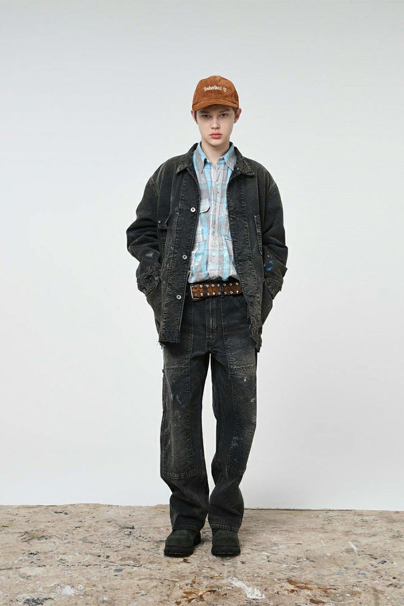 BOWWOW(バウワウ) | BOWWOW(バウワウ)PAINTER'S PAINT STAINED FLANNEL