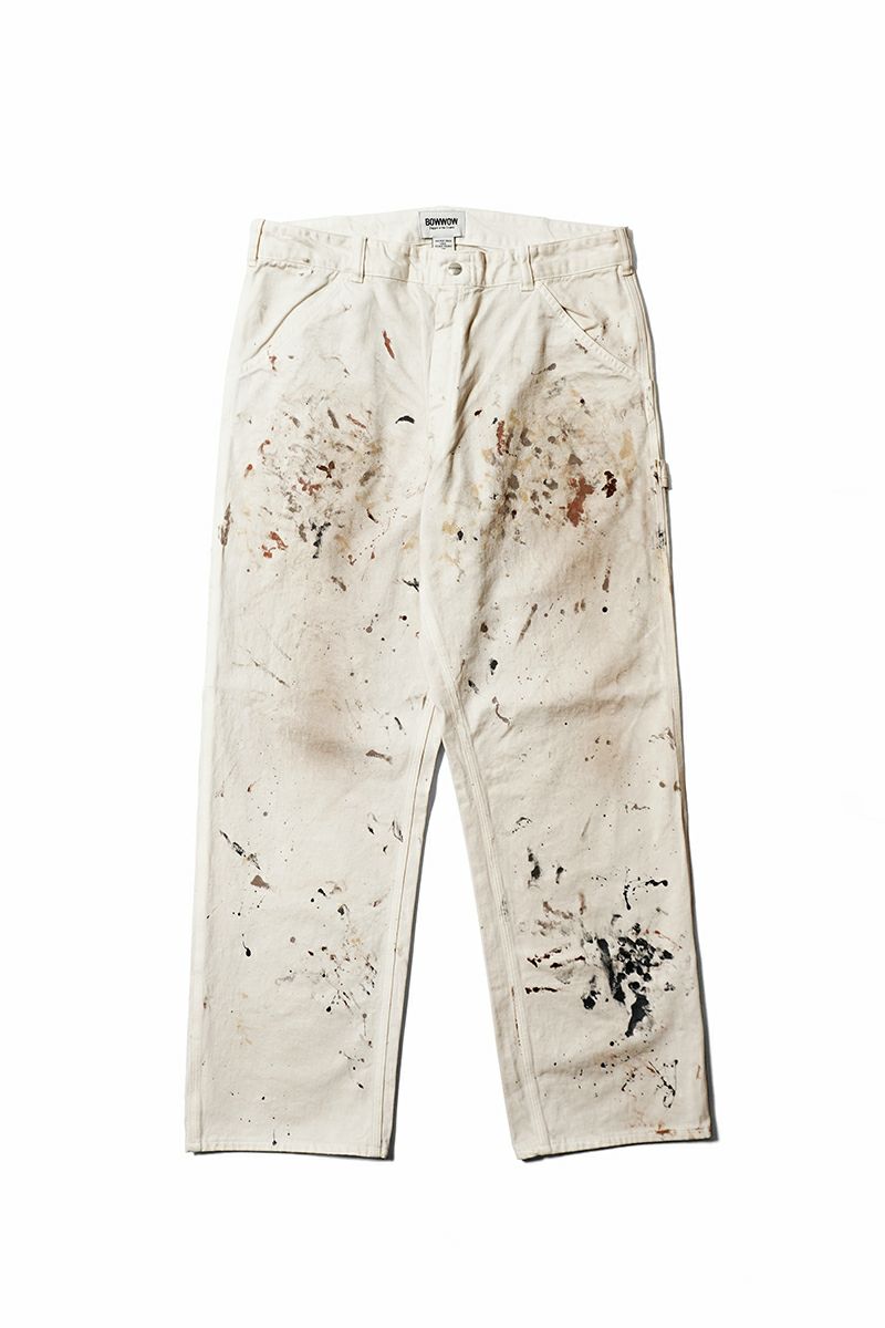 BOWWOW(バウワウ) PAINTER'S PAINT STAINED PAINTER PANTS ペインターズペイントステインド ペインターパンツ BW252-PPSPP