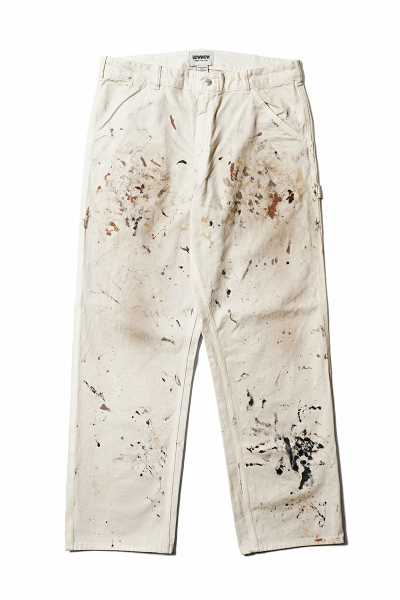 BOWWOW(バウワウ) PAINTER'S PAINT STAINED PAINTER PANTS ペインターズペイントステインド ペインターパンツ BW252-PPSPP