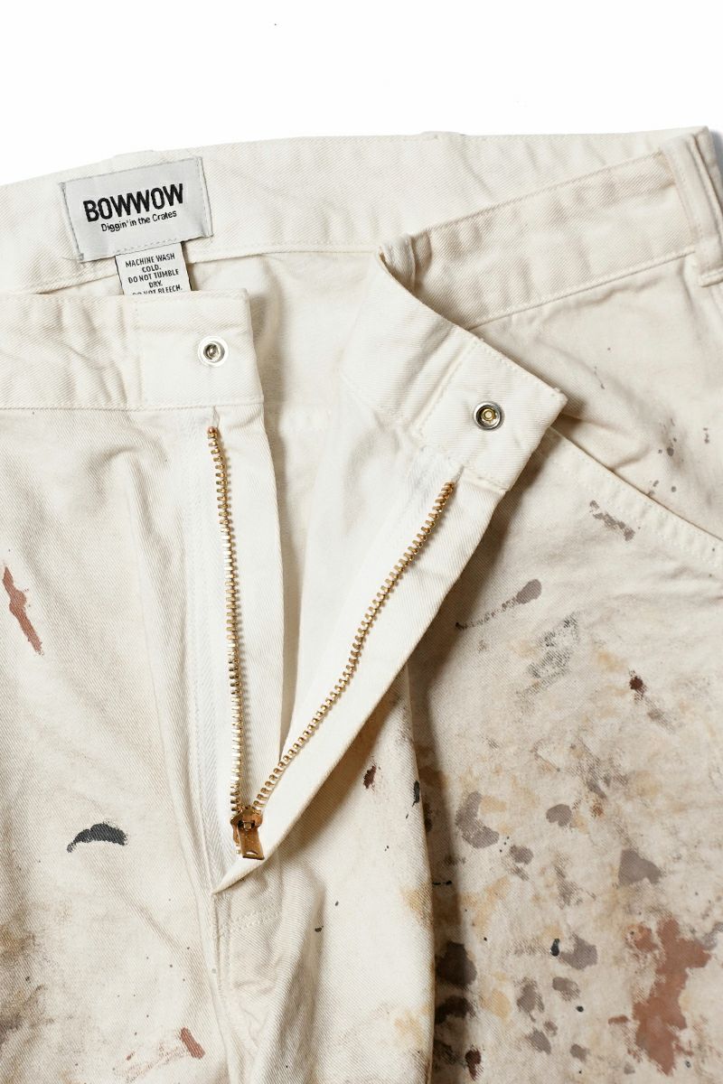 BOWWOW(バウワウ) PAINTER'S PAINT STAINED PAINTER PANTS ペインターズペイントステインド ペインターパンツ BW252-PPSPP