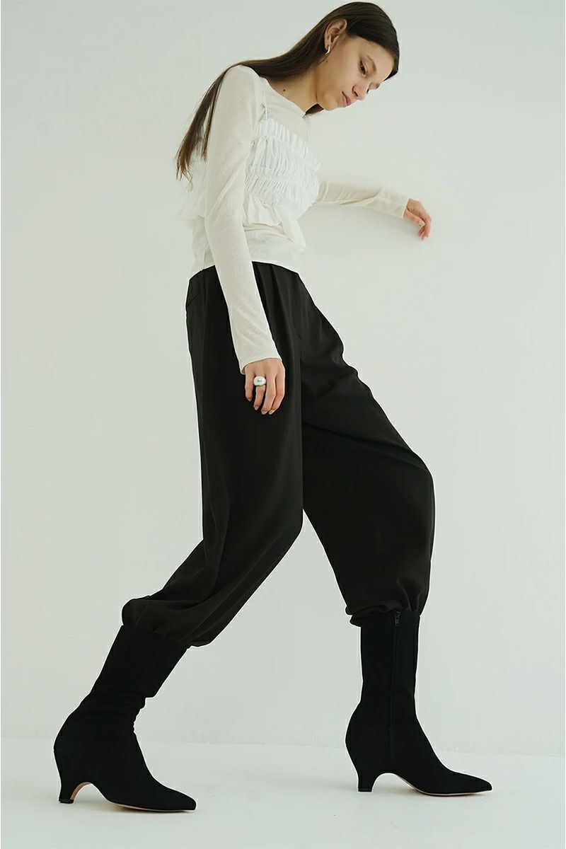 CLANE(クラネ) BASIC TUCK PANTS ベーシックタックパンツ 19110-7202