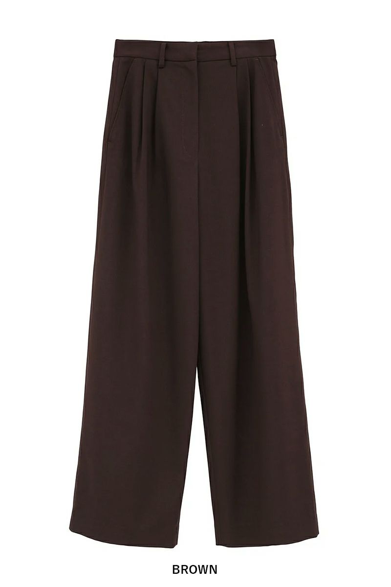 CLANE(クラネ) BASIC TUCK PANTS ベーシックタックパンツ 19110-7202