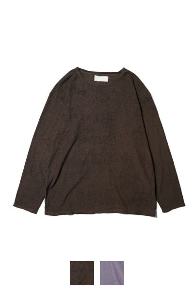 kengo(ケンゴ) cotton linen pile long tee コットンリネンパイル長袖Tシャツ K25FW-TP3