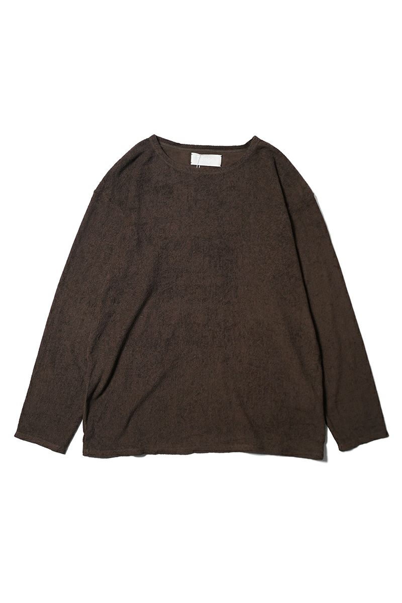 kengo(ケンゴ) cotton linen pile long tee コットンリネンパイル長袖Tシャツ K25FW-TP3