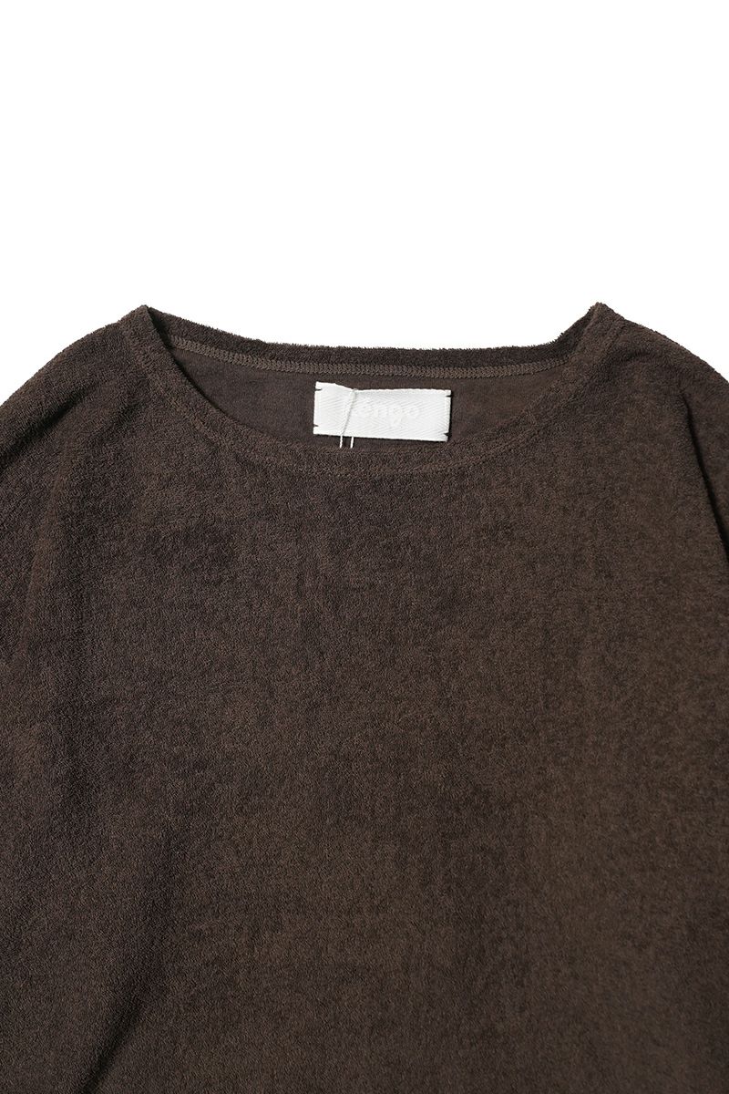 kengo(ケンゴ) cotton linen pile long tee コットンリネンパイル長袖Tシャツ K25FW-TP3