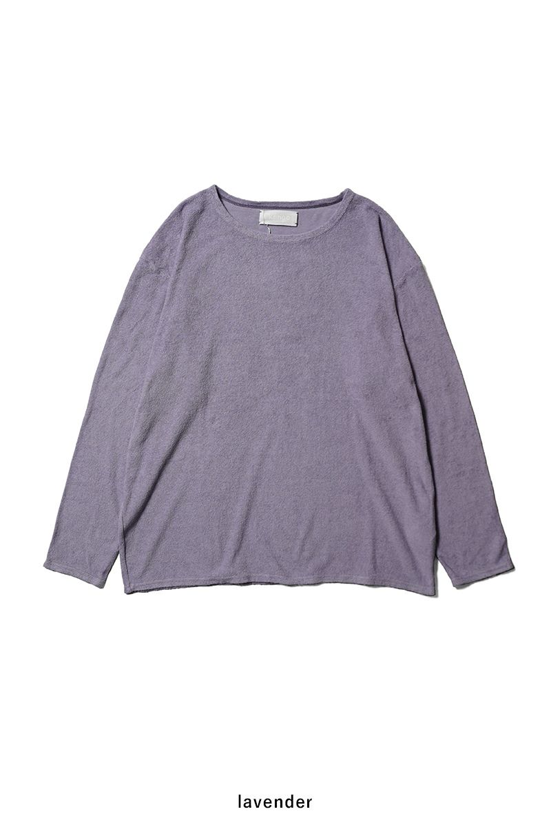 kengo(ケンゴ) cotton linen pile long tee コットンリネンパイル長袖Tシャツ K25FW-TP3
