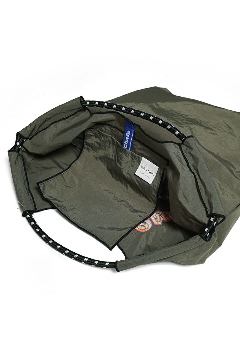 Ball & Chain(ボールアンドチェーン)  MIRROR BALLE BEAR (M) ミラーボールベアー(M) ショッピングバック トートバッグ 301065