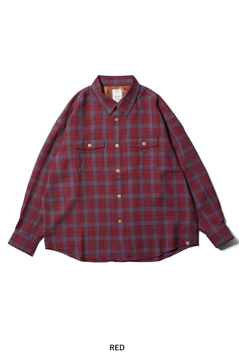 visvim(ビズビム) LUMBER CHECK LS ランバーチェック長袖シャツ 0125205011016