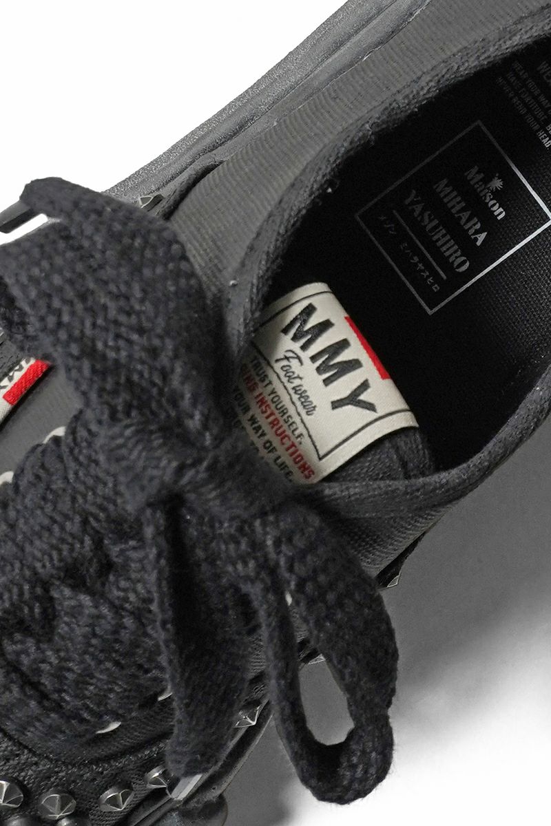 Maison MIHARA YASUHIRO(メゾン ミハラヤスヒロ) BAKER / original sole studded paint canvas Low -Top sneaker ベイカー スタッズペイントキャンバス A15FW733