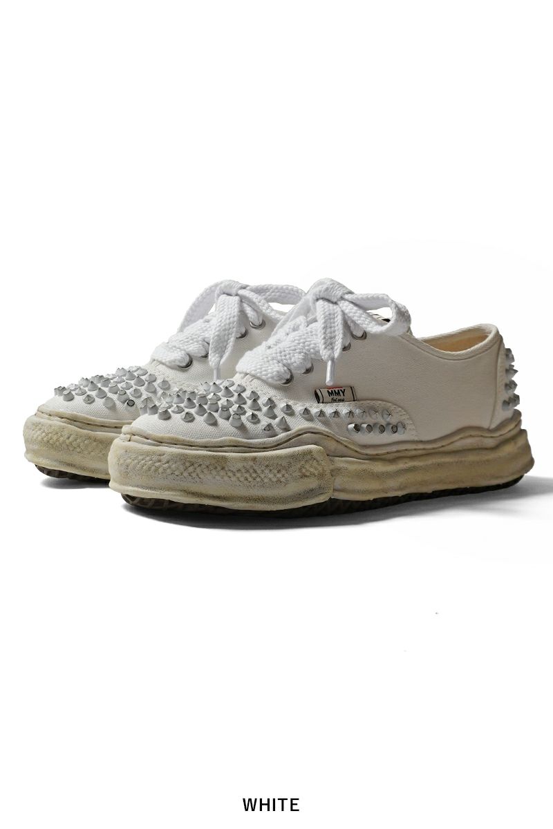 Maison MIHARA YASUHIRO(メゾン ミハラヤスヒロ) BAKER / original sole studded paint canvas Low -Top sneaker ベイカー スタッズペイントキャンバス A15FW733