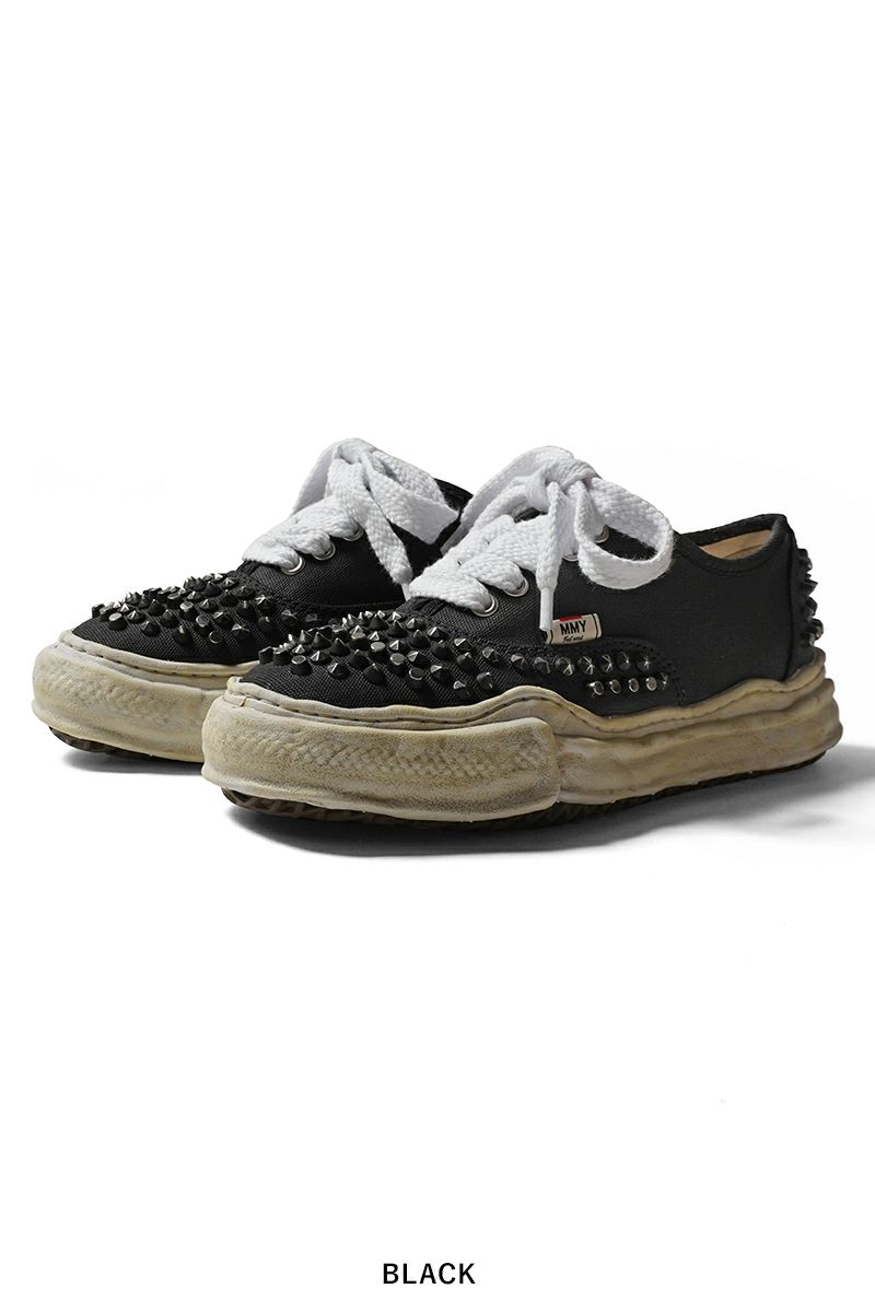 Maison MIHARA YASUHIRO(メゾン ミハラヤスヒロ) BAKER / original sole studded paint canvas Low -Top sneaker ベイカー スタッズペイントキャンバス A15FW733