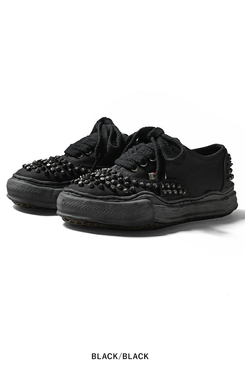Maison MIHARA YASUHIRO(メゾン ミハラヤスヒロ) BAKER / original sole studded paint canvas Low -Top sneaker ベイカー スタッズペイントキャンバス A15FW733