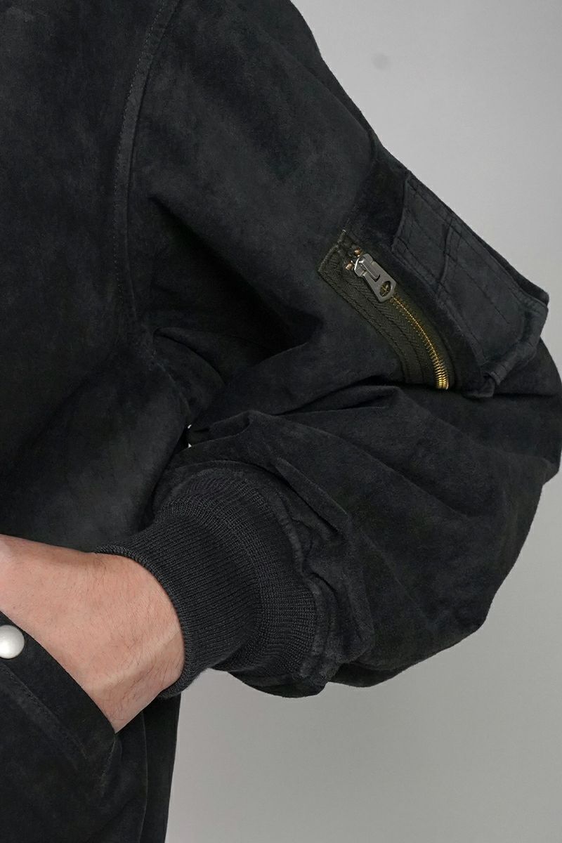 INNAT(インアット)  SUEDE BOMBER JACKET スエードボンバージャケット INNAT08-L01