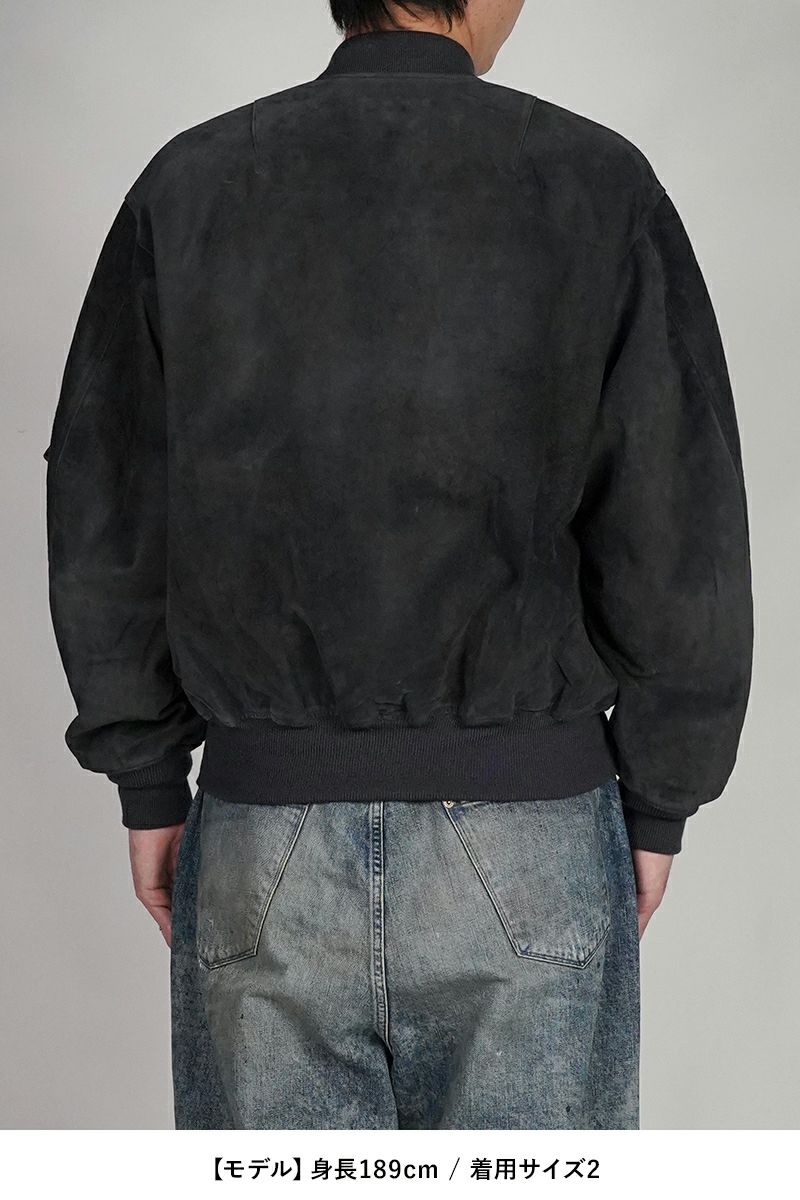 INNAT(インアット)  SUEDE BOMBER JACKET スエードボンバージャケット INNAT08-L01