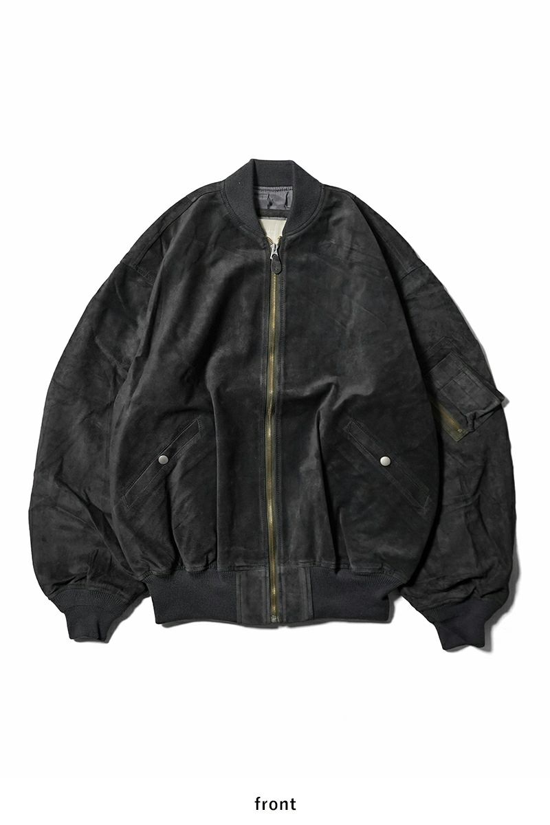 INNAT(インアット)  SUEDE BOMBER JACKET スエードボンバージャケット INNAT08-L01