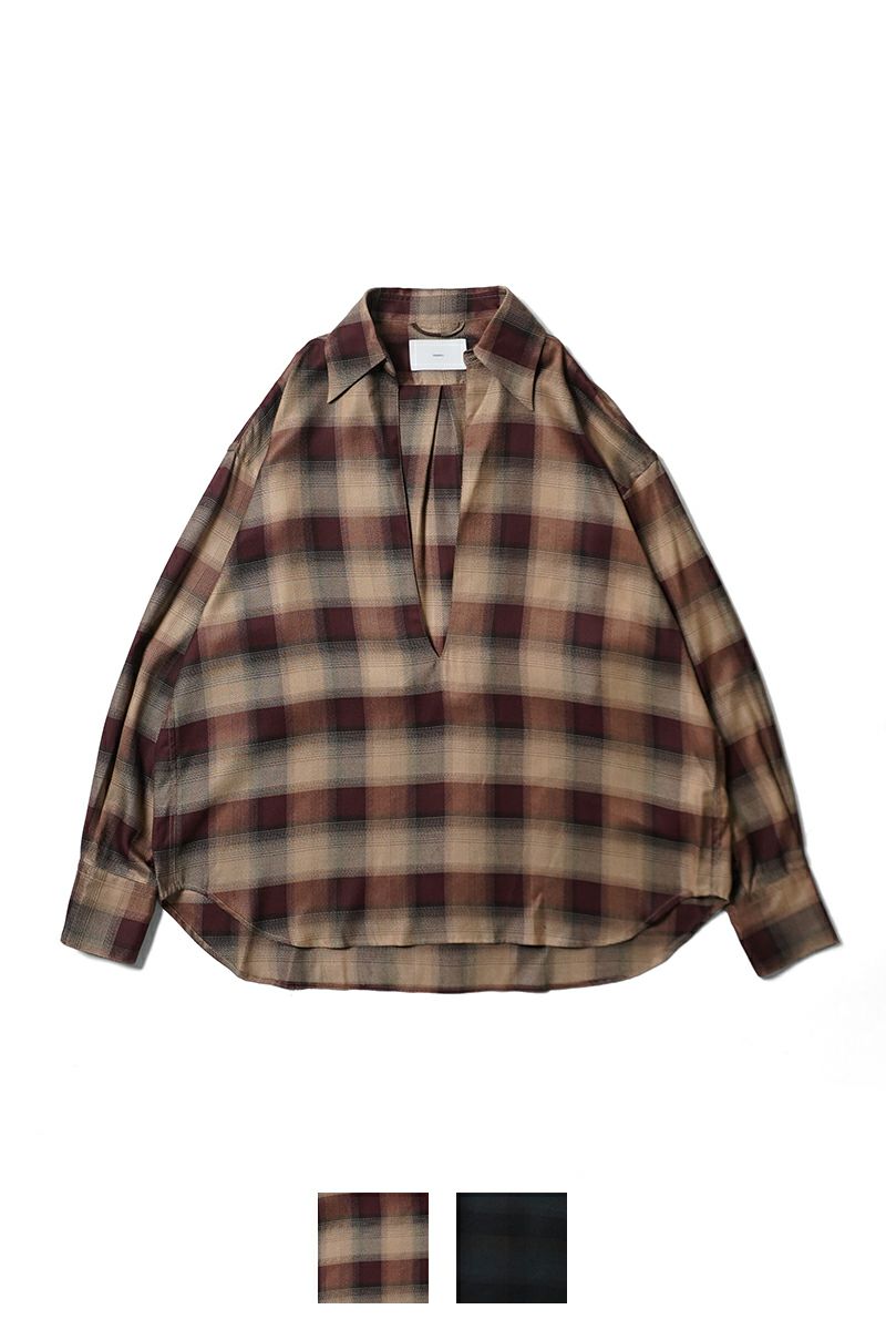 SUGARHILL(シュガーヒル)  PLAID SKIPPER SHIRTS プレイドスキッパーシャツ 25330503