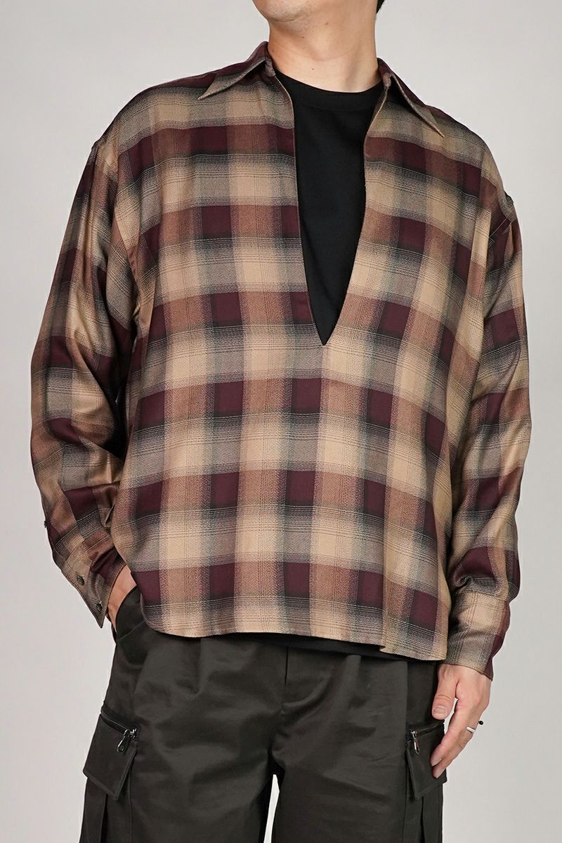SUGARHILL(シュガーヒル)  PLAID SKIPPER SHIRTS プレイドスキッパーシャツ 25330503