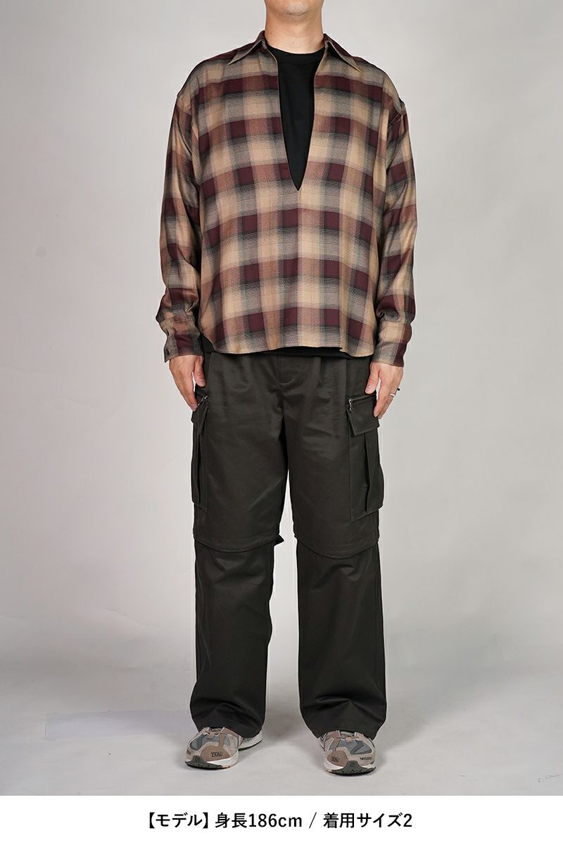 SUGARHILL(シュガーヒル)  PLAID SKIPPER SHIRTS プレイドスキッパーシャツ 25330503