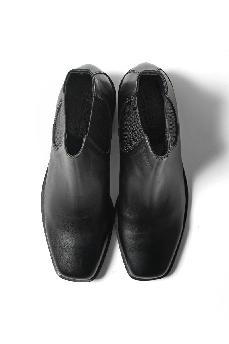 PADRONE(パドローネ) BL SQUARE SIDE GORE BOOTS スクエアサイドゴアブーツ PU8777-1102-25C