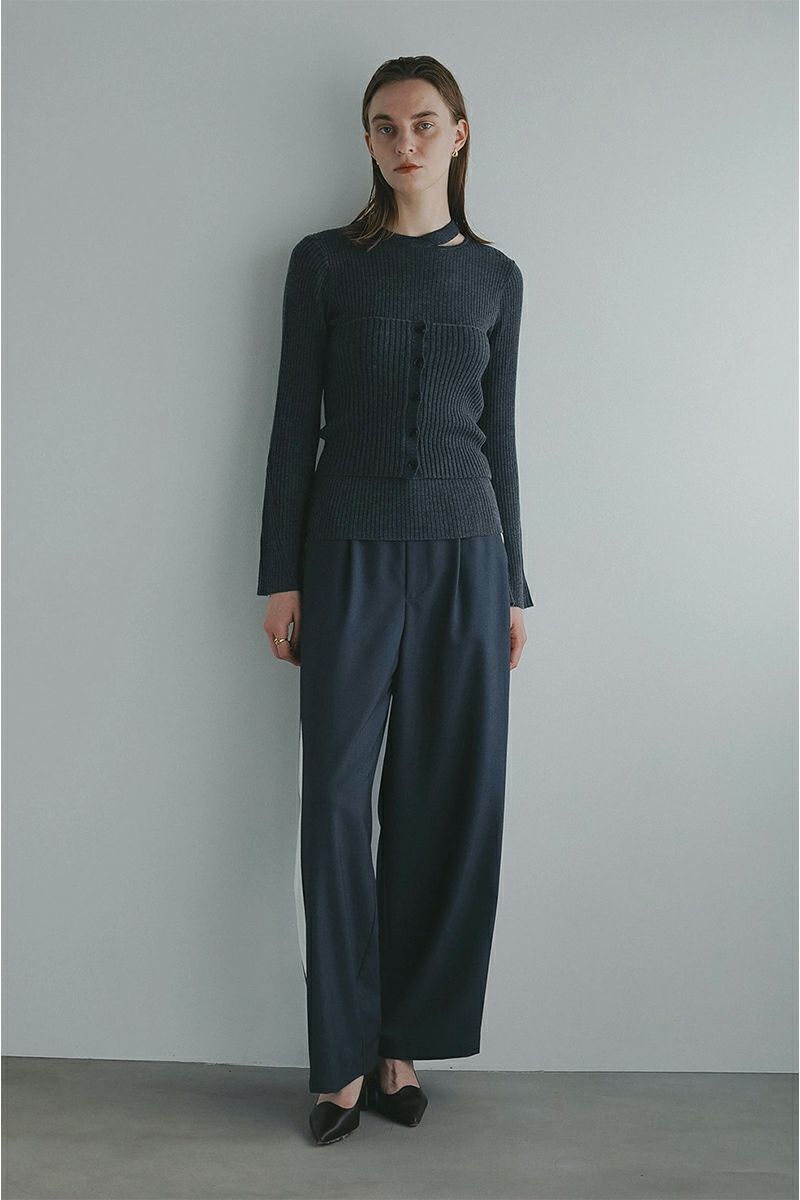 MANOF(マノフ) BUSTIER SET RIB KNIT ビスチュセットリブニット 89106-2062