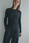 MANOF(マノフ) BUSTIER SET RIB KNIT ビスチュセットリブニット 89106-2062