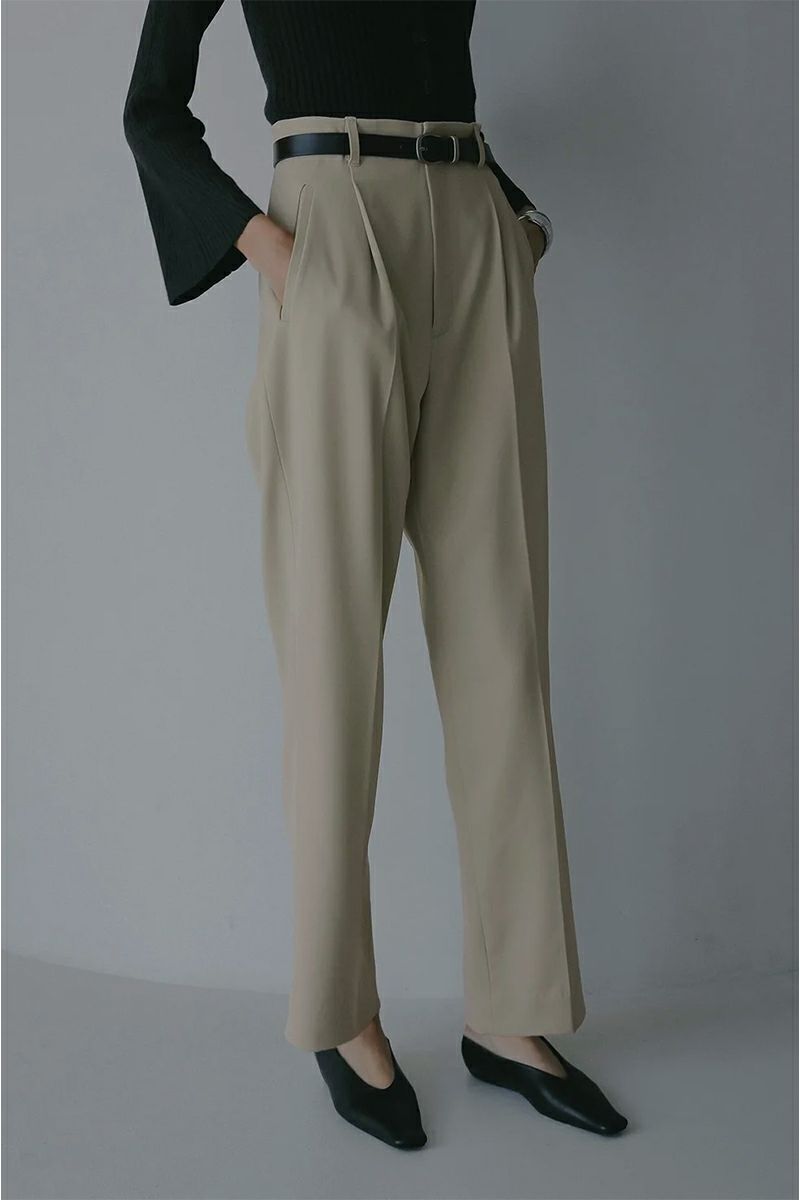 MANOF(マノフ) HIGH WAIST TAPERED PANTS ハイウエストテーパードパンツ 89110-7082