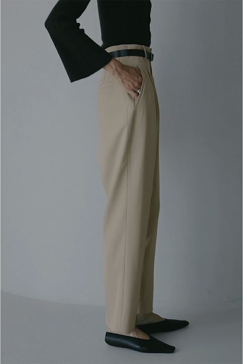 MANOF(マノフ) HIGH WAIST TAPERED PANTS ハイウエストテーパードパンツ 89110-7082