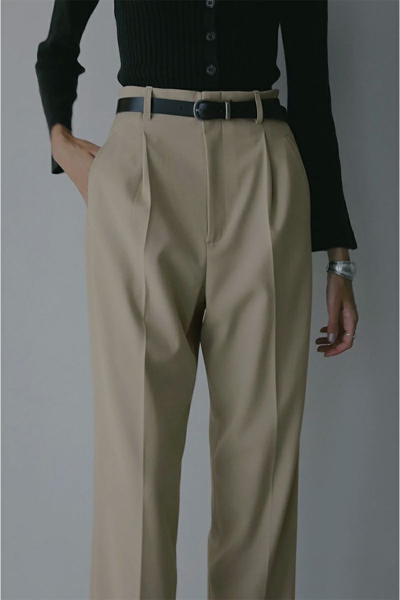 MANOF(マノフ) HIGH WAIST TAPERED PANTS ハイウエストテーパードパンツ 89110-7082