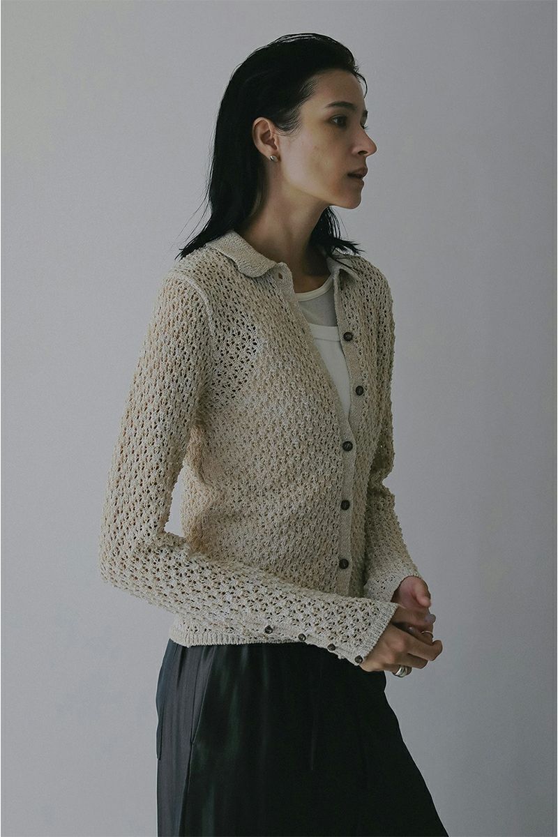 MANOF(マノフ) OPENWORK KNIT CARDIGAN オープンワークニットカーディガン 89106-2192