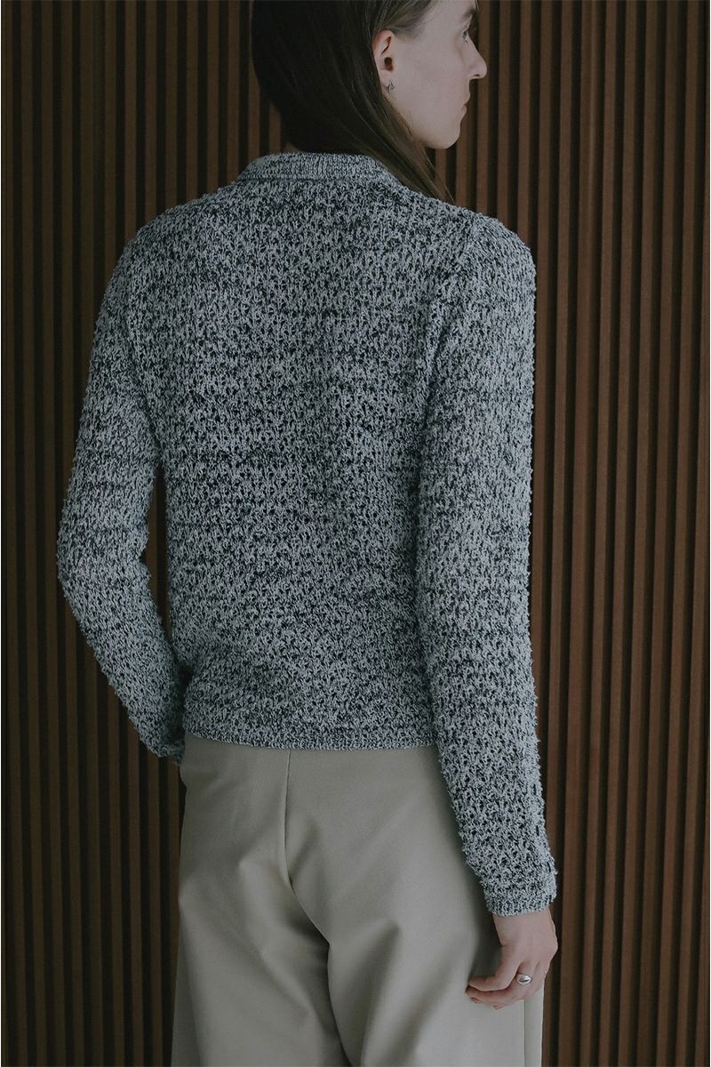 MANOF(マノフ) OPENWORK KNIT CARDIGAN オープンワークニットカーディガン 89106-2192