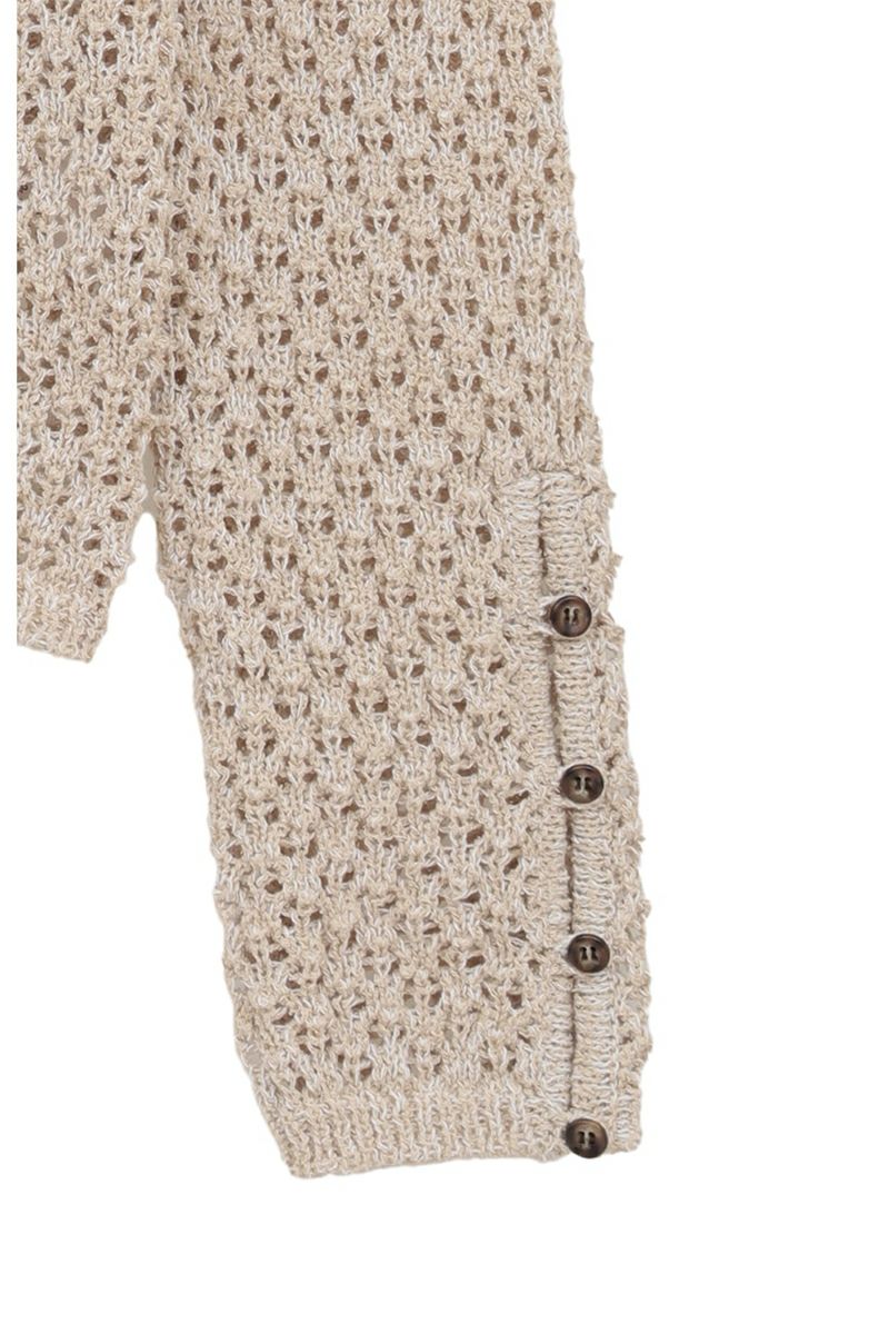 MANOF(マノフ) OPENWORK KNIT CARDIGAN オープンワークニットカーディガン 89106-2192