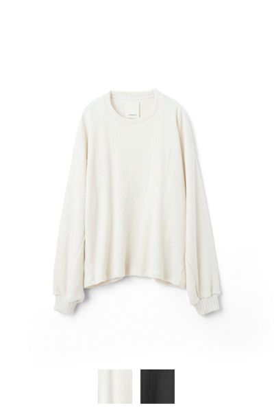 refomed(リフォメッド) AZEAMI THERMAL TEE 畦編みサーマルTシャツ RECU-05