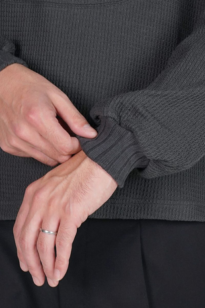 refomed(リフォメッド) AZEAMI THERMAL TEE 畦編みサーマルTシャツ RECU-05