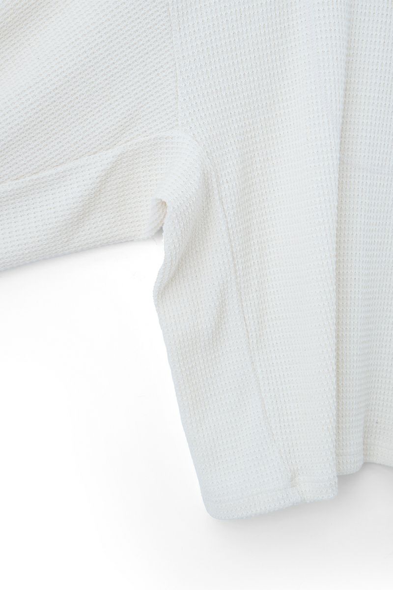 refomed(リフォメッド) AZEAMI THERMAL TEE 畦編みサーマルTシャツ RECU-05