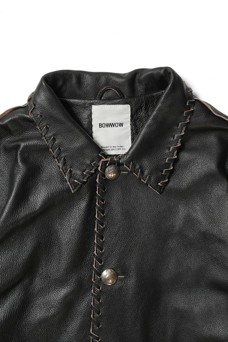 BOWWOW(バウワウ) BRAIDED LEATHER COVERALL ブレイデッドレザーカバーオール BW252-BLC