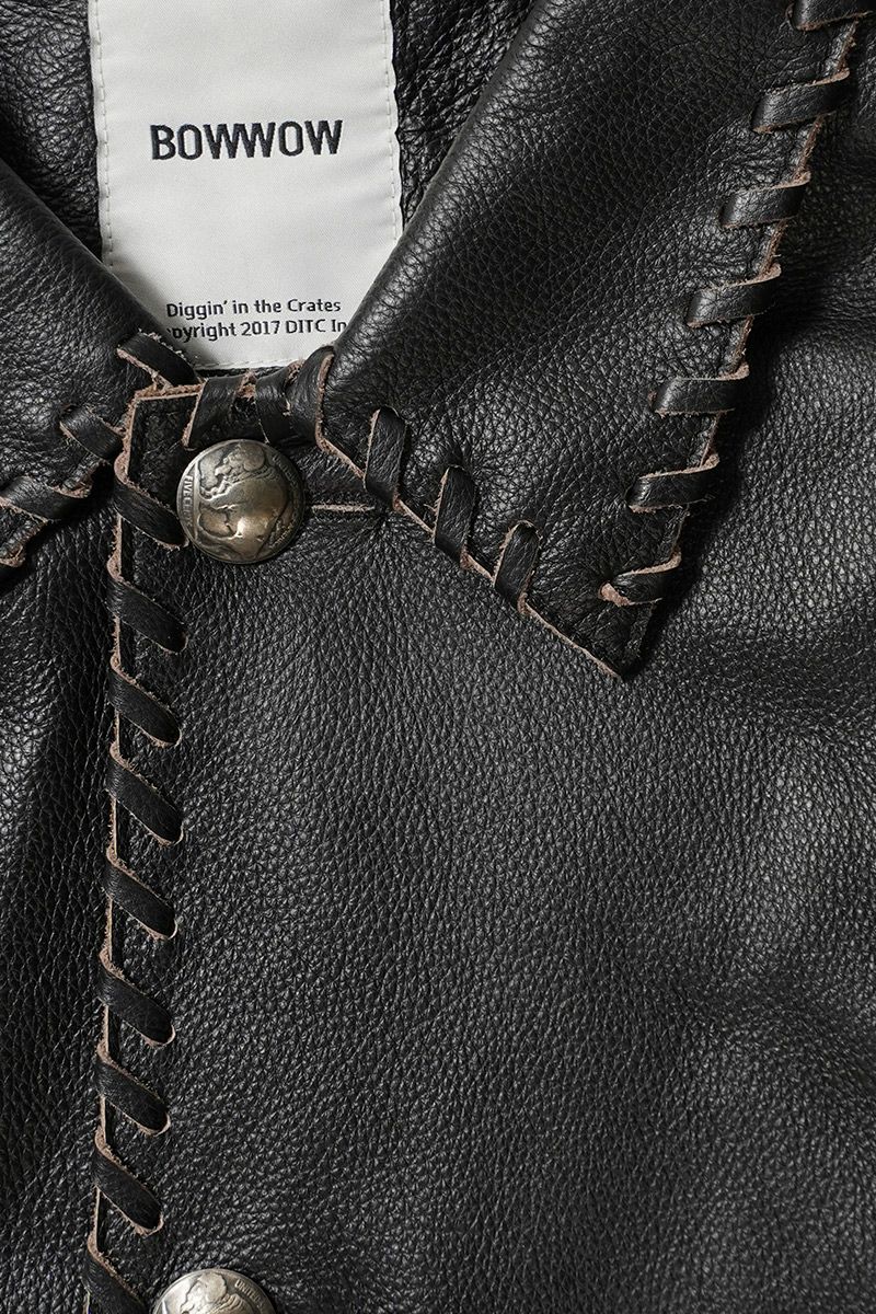 BOWWOW(バウワウ) BRAIDED LEATHER COVERALL ブレイデッドレザーカバーオール BW252-BLC