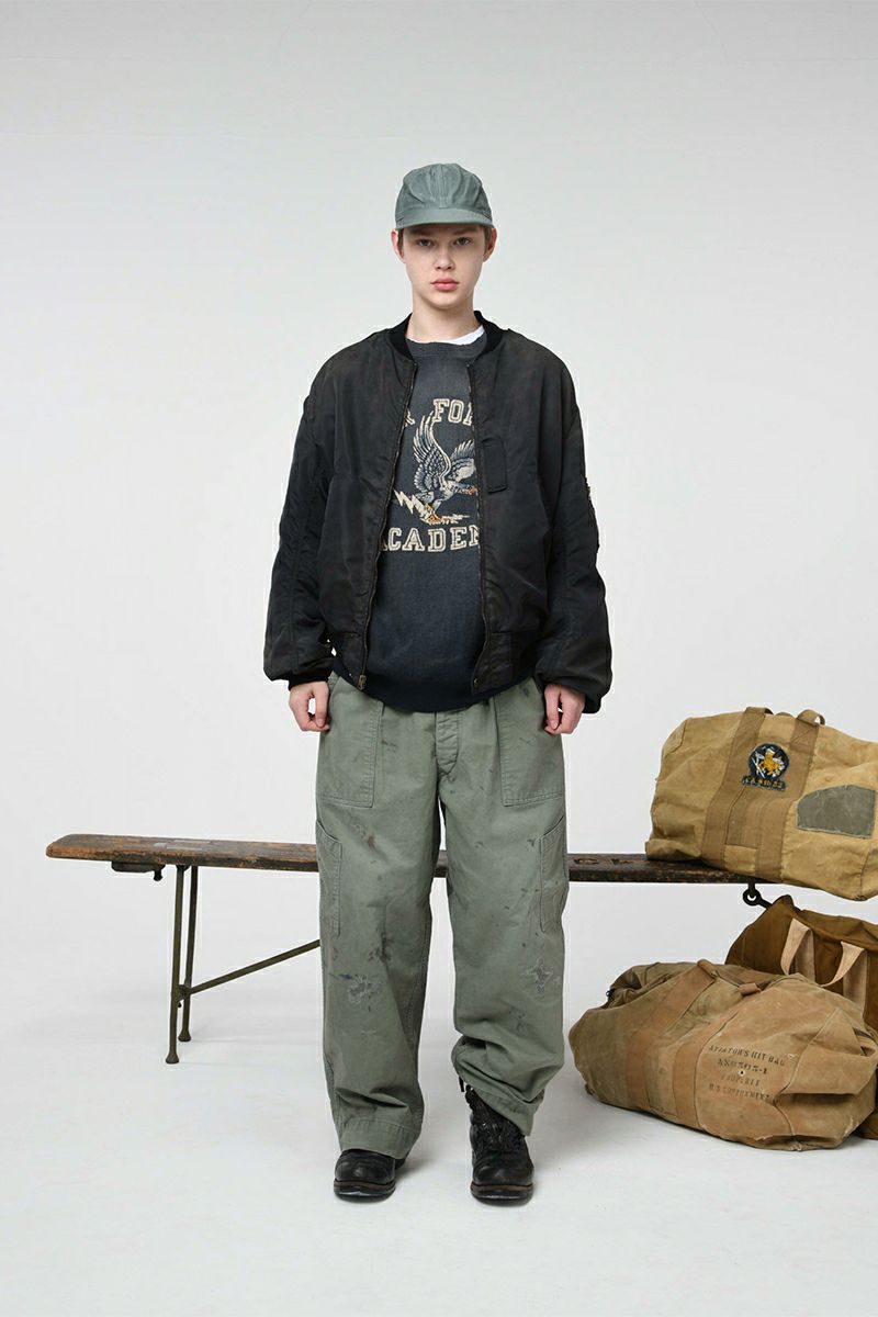 BOWWOW(バウワウ) U.S. AIR FORCE EAGLE SWEATSHIRT AGED USエアフォースイーグルスウェットシャツエイジド BW252-UAES