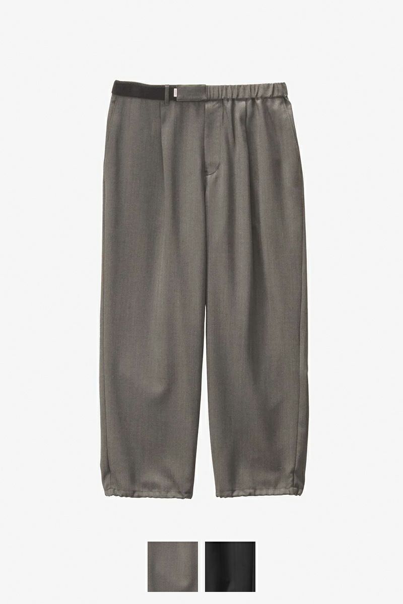 Graphpaper(グラフペーパー) Melange Herringbone Stripe Chef Track Pants メランジヘリンボーンストライプシェフタックパンツ GM253-40335