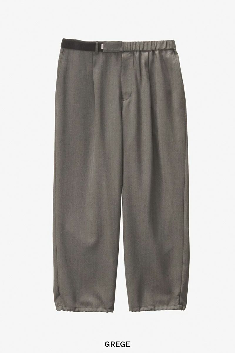 Graphpaper(グラフペーパー) Melange Herringbone Stripe Chef Track Pants メランジヘリンボーンストライプシェフタックパンツ GM253-40335