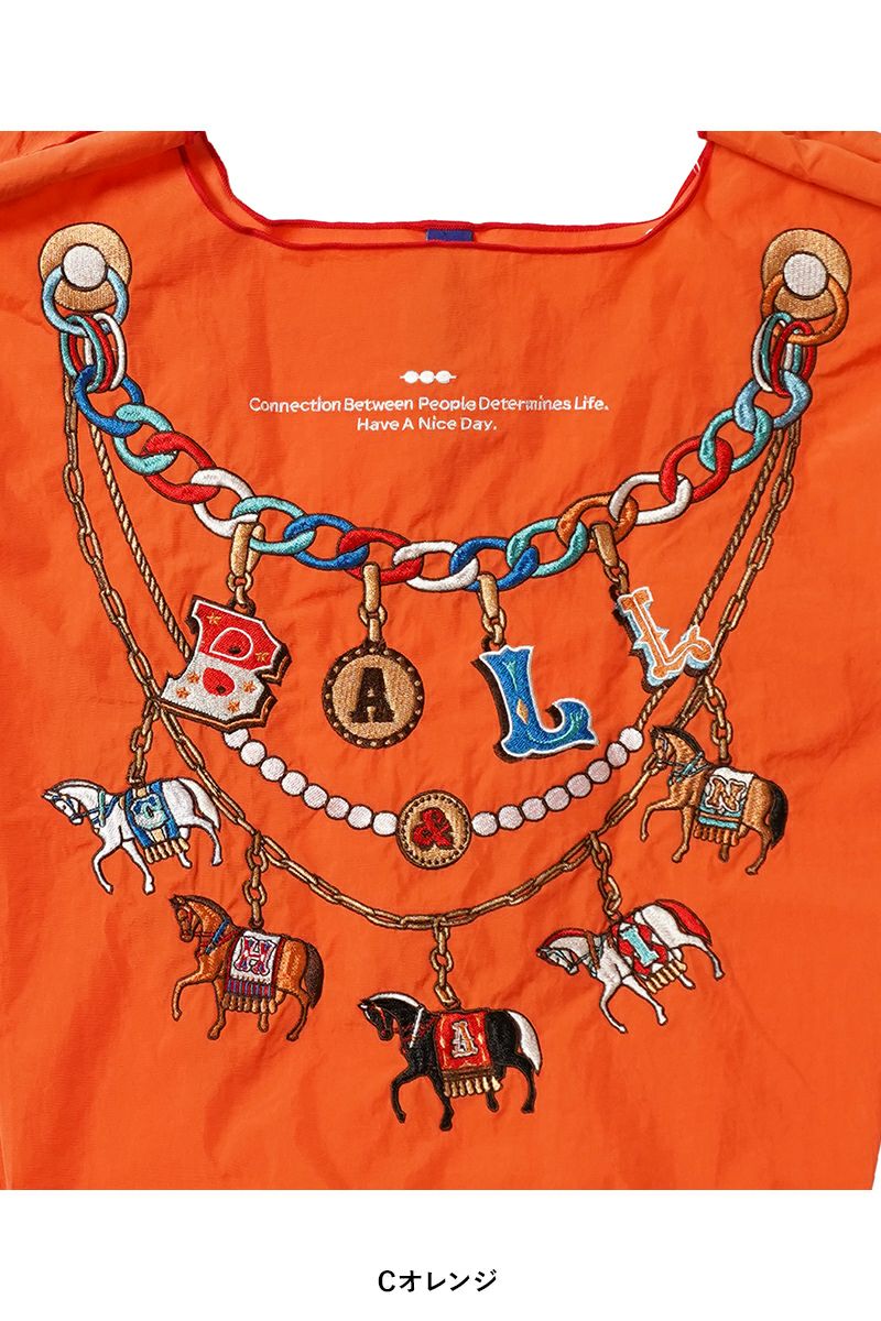 Ball & Chain(ボールアンドチェーン) HORSE CHARM (M) ホースチャーム(M) ショッピングバック トートバッグ 301067