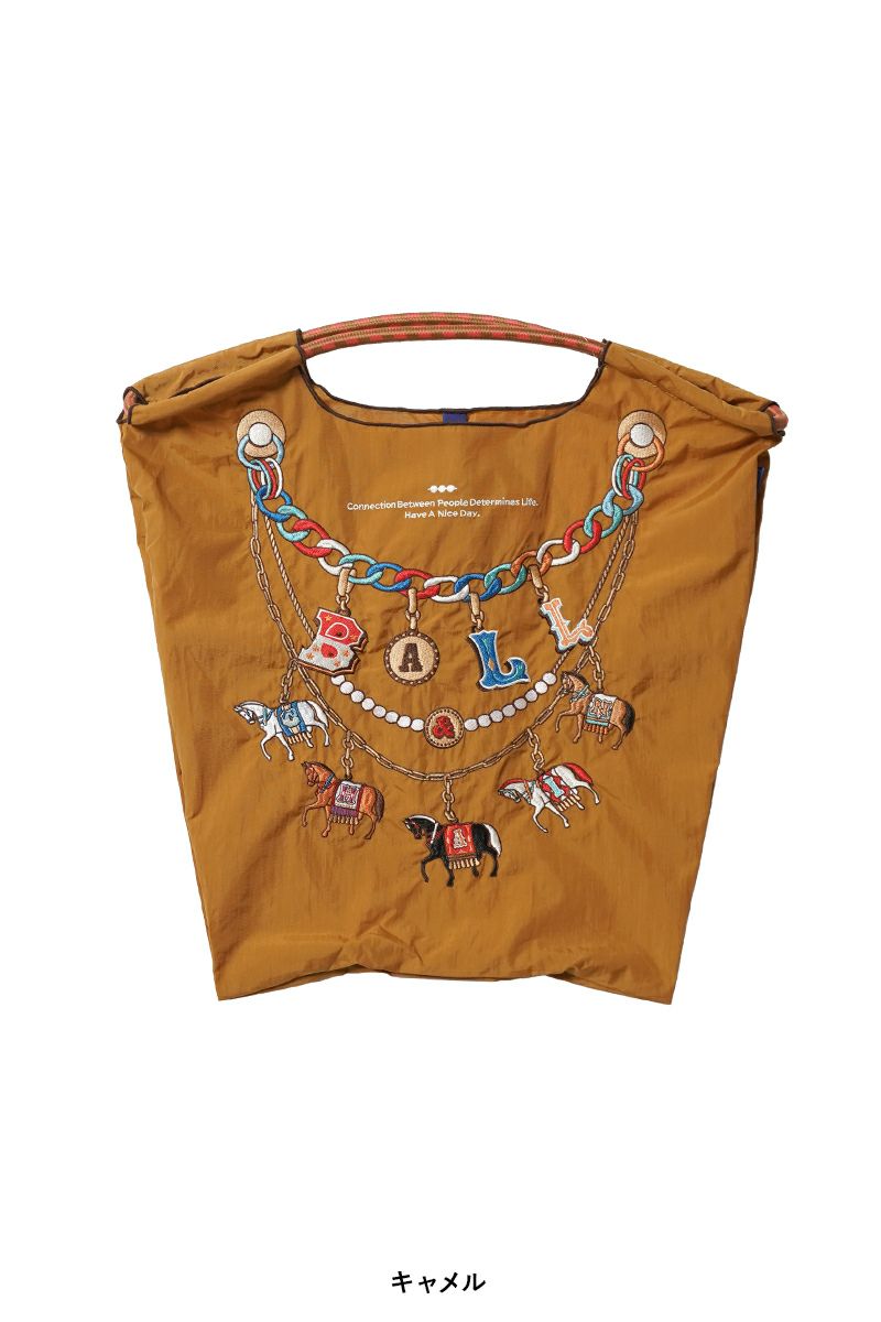 Ball & Chain(ボールアンドチェーン) HORSE CHARM (M) ホースチャーム(M) ショッピングバック トートバッグ 301067