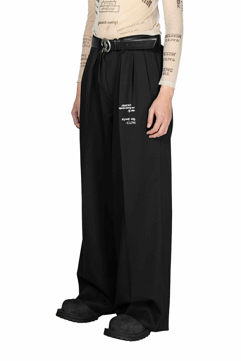 DAIRIKU(ダイリク) "TATTOO" Adjuster Wide Slacks タトゥーアジャスターワイドスラックス 25AW B5