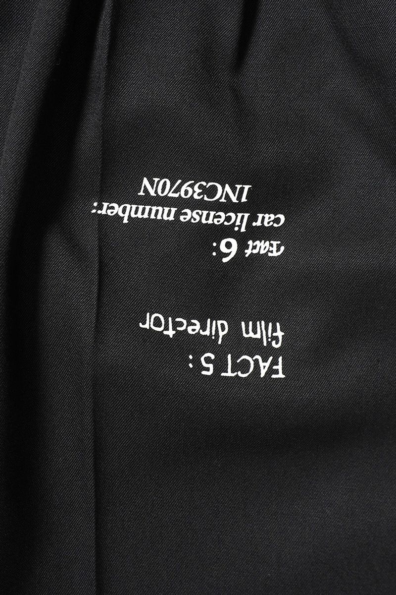DAIRIKU(ダイリク) "TATTOO" Adjuster Wide Slacks タトゥーアジャスターワイドスラックス 25AW B5