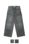 DAIRIKU(ダイリク) Vintage Washed Painter Denim Wide Pants ヴィンテージウォッシュドペインターデニムワイドパンツ 25AW D15