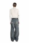DAIRIKU(ダイリク) Vintage Washed Painter Denim Wide Pants ヴィンテージウォッシュドペインターデニムワイドパンツ 25AW D15