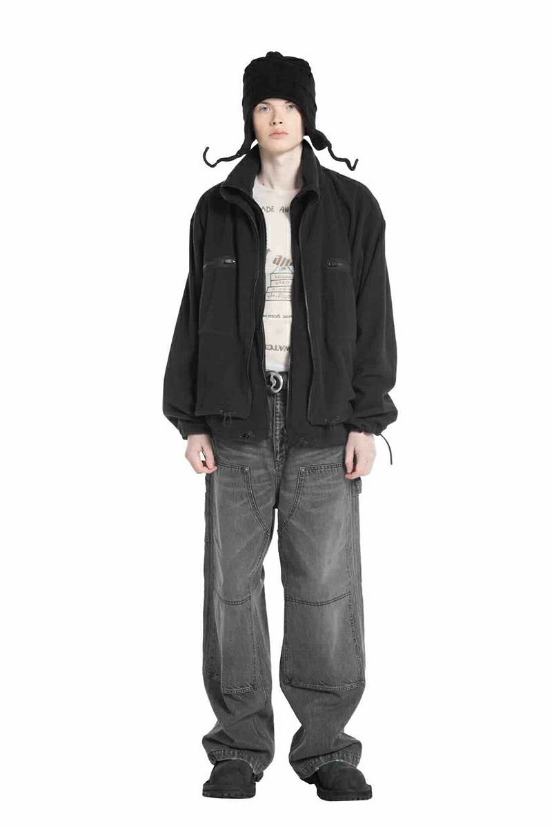 DAIRIKU(ダイリク) Vintage Washed Painter Denim Wide Pants ヴィンテージウォッシュドペインターデニムワイドパンツ 25AW D15